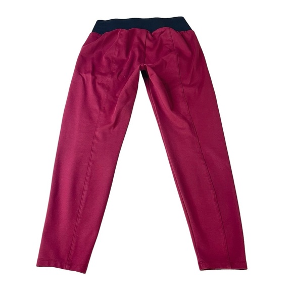 A Pea in the Pod Maroon Maternity Ponte Leggings Womens Size M - Picture 2 of 8